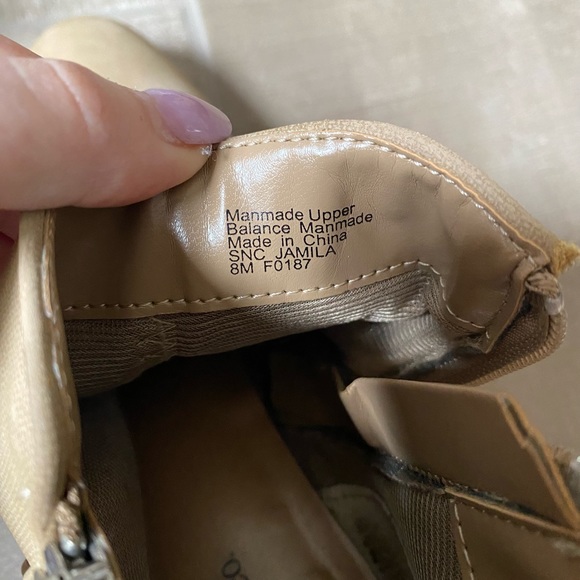 Style & Co Beige Booties in size 8 - Picture 9 of 10